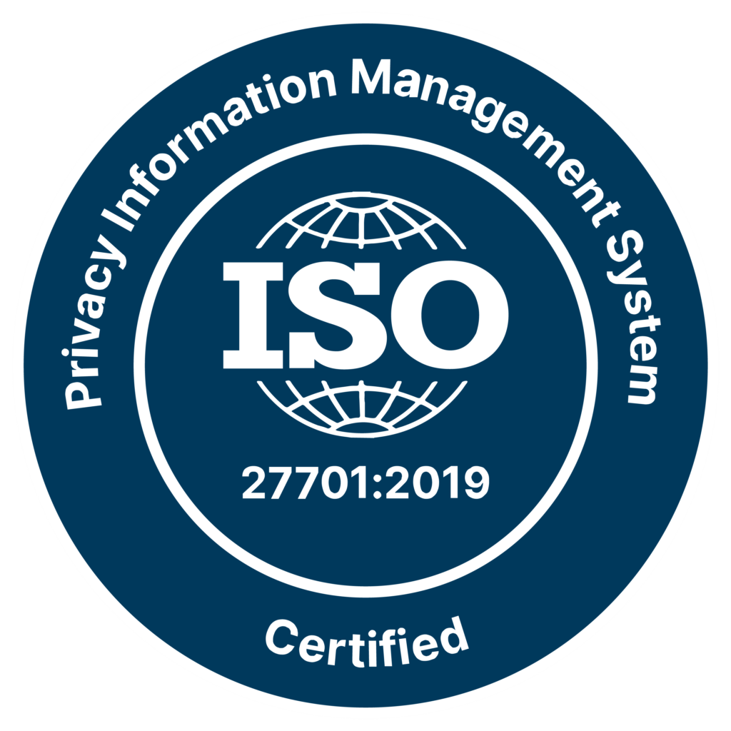 ISO 27701 Certified